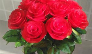 丝网花玫瑰花的做法